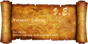Venesz Edina névjegykártya